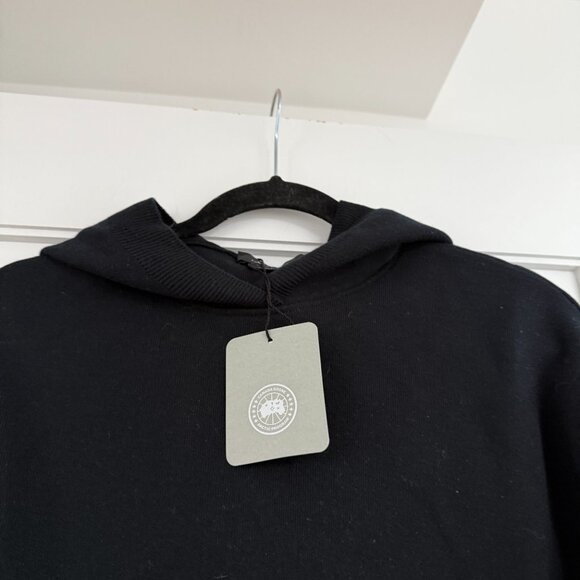 MWT Canada Goose Holton Hoody Sweatshirt In Black Sz Large Wool Blend - Picture 5 of 8